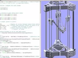 Delta printer work in progress