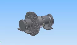 Differential assembly for MC engine powered Mini.