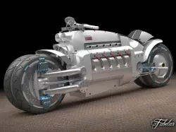 Dodge Tomahawk concept 3D model