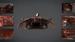 Dropship 3D model