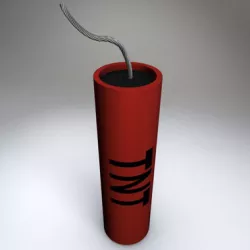 Dynamite 3D model