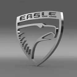 Eagle Logo 3D model