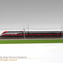 ETR500 Frecciarossa 3D model