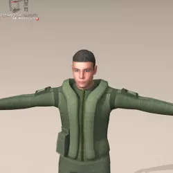 F35 pilot 3D model