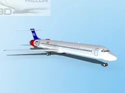 Falcon3D MD-80 SAS 3D model