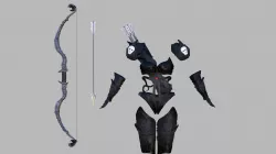 Fantasy archers armor 3D model