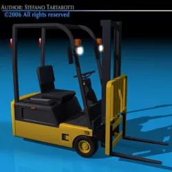 Forklift collection 3D model