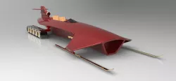 Futuristic Christmas Sled