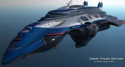 Gallactic Pricess Starcruiser 3D model