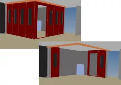 gcoffice with fold able wall