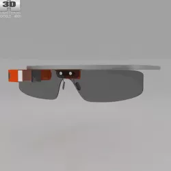 Google Glass 3D model