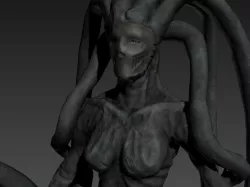 Gorgon Low-poly  3D model