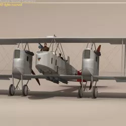 Gotha G IV Bomber 3D model