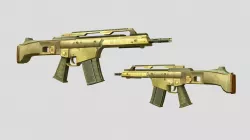 gun low poly gun gun for 3d gaming 3D model
