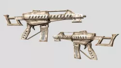 gun lowpoly gun gun for 3d gaming 3D model