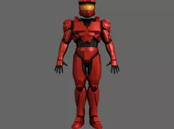 Halo Armor Low-poly  3D model