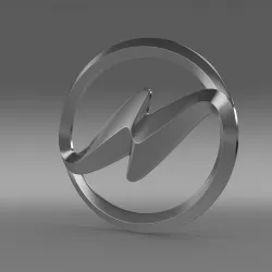 Higer logo 3D model