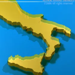 Italy shape 3D model