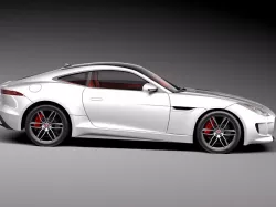 Jaguar F-Type R Coupe 2015 3D model