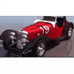 Jaguar S-100 Targa Florio Studio Max 3D model