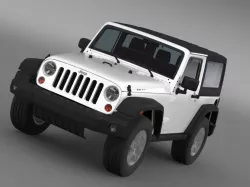 Jeep Wrangler Rubicon 2012 3D model