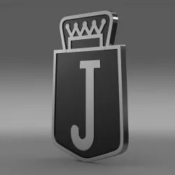 Jensen logo 3D model