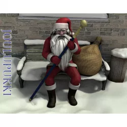 Joulupukki for Poser 3D model