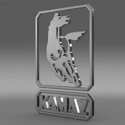 Kamaz new logo 3D model