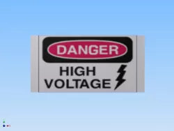 LABEL, WARNING, HIGH VOLTAGE