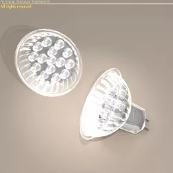 LED lamp 3D model