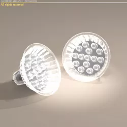 LED lamp 3D model