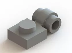 Lego side-stud plate