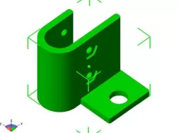 Limit switch support for Enlarged Rostock - 12 mm shaft
