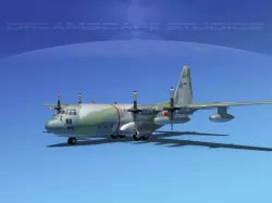 Lockheed C-130 Hercules Japanese 2 3D model