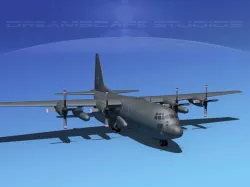 Lockheed C-130 Hercules RCAF 2 3D model