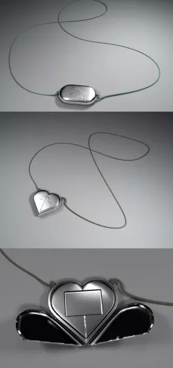 Love Necklace 3D model