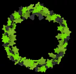 MagnaWreath - Snowflake Wreath