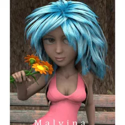 Malvina for Poser 3D model