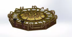 Marcus Steampunk Compass Puzzle Box