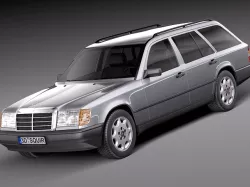 Mercedes-Benz E-class W124 Kombi 3D model