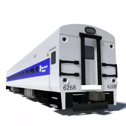 Metro-North Wagon 1 3D model