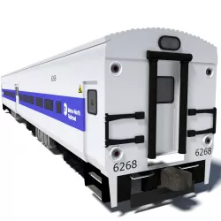 Metro-North Wagon 2 3D model