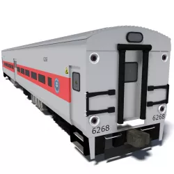 Metro-North Wagon 3 3D model