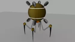 micro robot 3D model