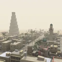 Middle Eastern Town 3D model
