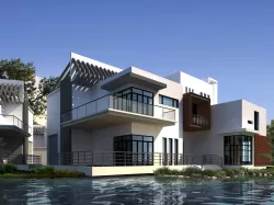Modern Condo By The Water 3D model