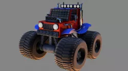 Monster truck 3D model