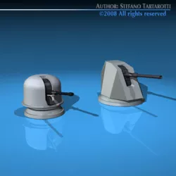 Navy guns 3D model