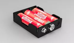 new 3AA battery case and batteries