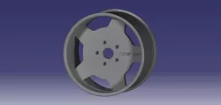 old AMG wheel